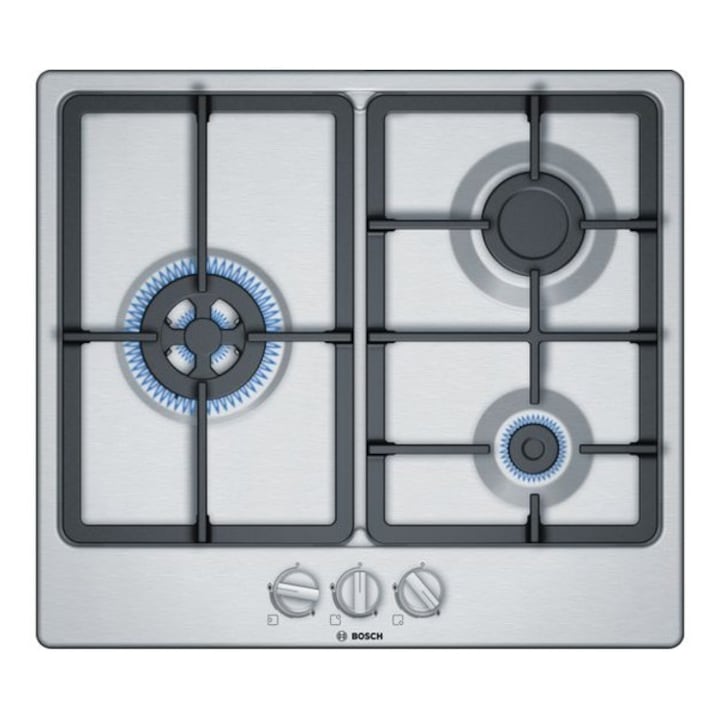 ΠΠ»ΠΎΡ Π·Π° Π²Π³ΡΠ°ΠΆΠ΄Π°Π½Π΅ BOSCH PGC6B5B90 60 cm, ΠΠ°Π·ΠΎΠ², 3 Π½Π°Π³ΡΠ΅Π²Π°ΡΠ΅Π»Π½ΠΈ Π·ΠΎΠ½ΠΈ, ΠΠ»Π΅ΠΊΡΡΠΈΡΠ΅ΡΠΊΠΎ Π·Π°ΠΏΠ°Π»Π²Π°Π½Π΅, Π§ΡΠ³ΡΠ½Π΅Π½Π° ΡΠΊΠ°ΡΠ°, ΠΠ±Π΅Π·ΠΎΠΏΠ°ΡΠ΅Π½ΠΈ Π½Π°Π³ΡΠ΅Π²Π°ΡΠ΅Π»Π½ΠΈ Π·ΠΎΠ½ΠΈ, Inox