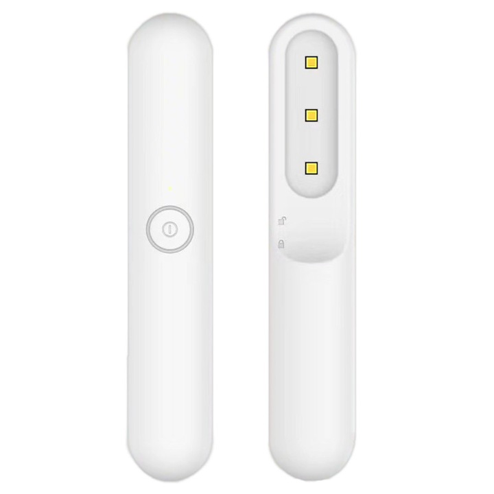 UV LED стерилизатор Optonica Comfort, Мощност 2000mAH, Бял цвят, Дължина на вълната: 270-280nm