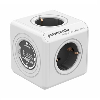 Priza/prelungitor PowerCube Original Monitor DE 8810, LCD, 4 prize, cu intrerupator, protectie copii Priza/prelungitor PowerCube Original Monitor DE 8810, LCD, 4 prize, cu intrerupator, protectie copii