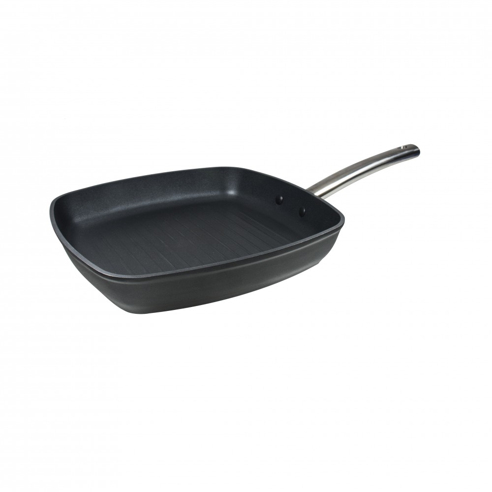 Tigaie grill marmorata 28 cm Foodies Bergner BGMP 3503