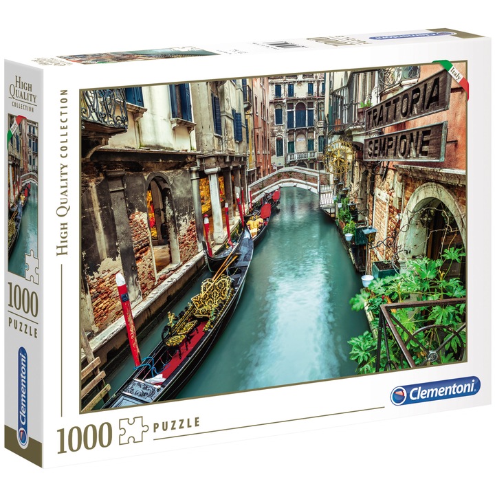Пъзел Clementoni - Venice canal, 1000 части