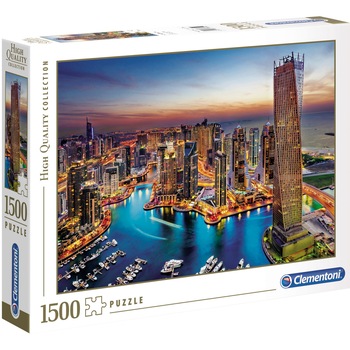 Puzzle Clementoni - Dubai marina, 1500 piese Puzzle Clementoni - Dubai marina, 1500 piese