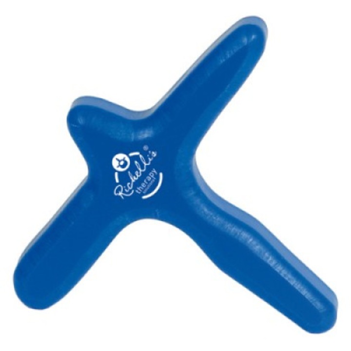 Instrument de masaj prin presare, Richelli's therapy, Albastru, 11 cm x 10.5 cm x 2 cm
