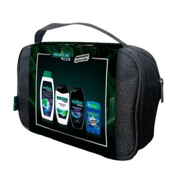 Set cadou: Gel de dus Palmolive Men Refreshing, 250 ml + Gel de dus Palmolive Men Sensitive, 250 ml + Deodorant solid Mennen Speed Stick Avalanche, 60 g + Gel de dus Palmolive Men Invigorating, 350 ml Set cadou: Gel de dus Palmolive Men Refreshing, 250 ml + Gel de dus Palmolive Men Sensitive, 250 ml + Deodorant solid Mennen Speed Stick Avalanche, 60 g + Gel de dus Palmolive Men Invigorating, 350 ml