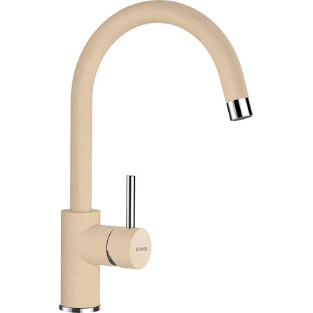 Kit chiuveta Schock Manhattan D-150S 780 x 500 mm si baterie Schock Plutos Moonstone Cristalite