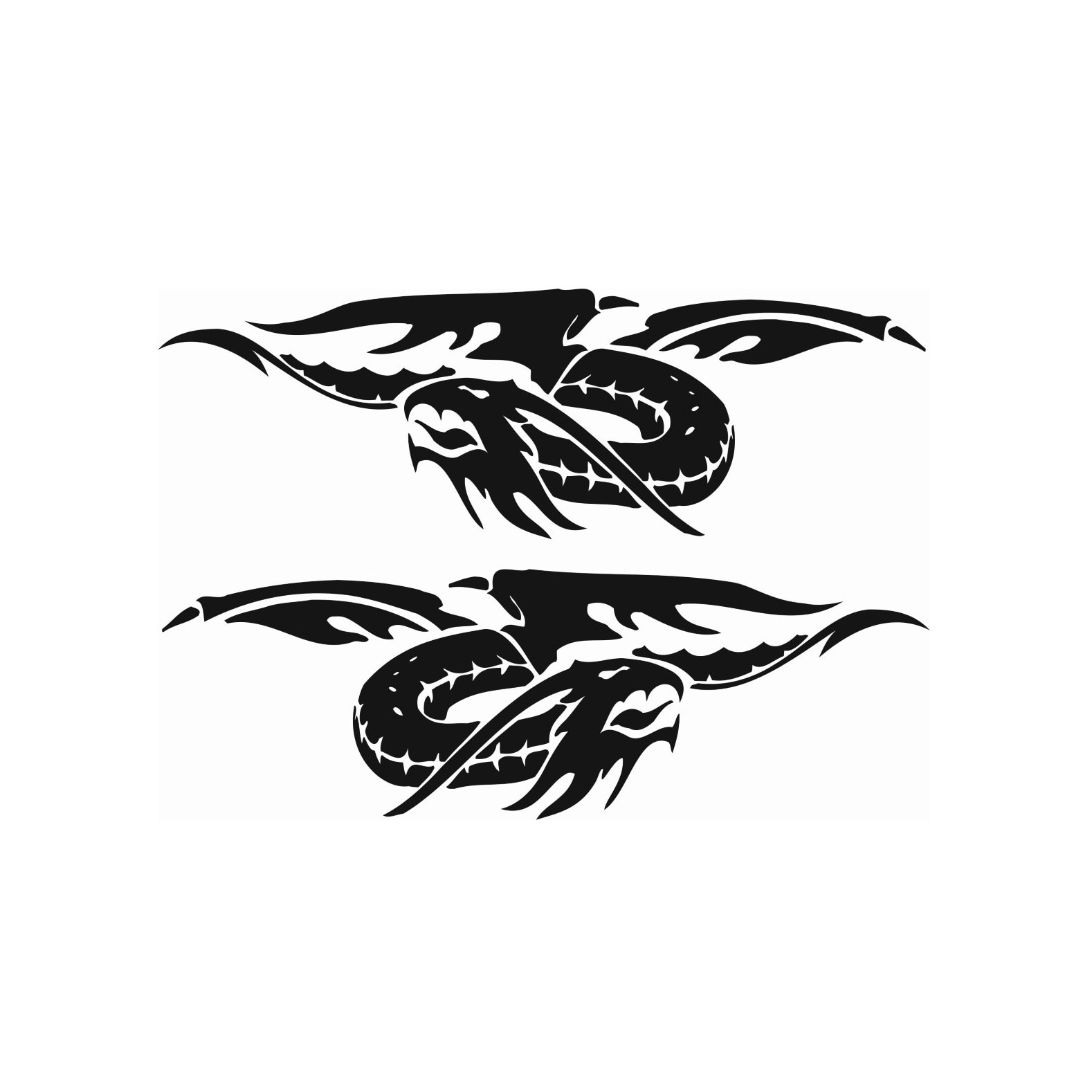 Sticker auto model 44 - set 2 buc