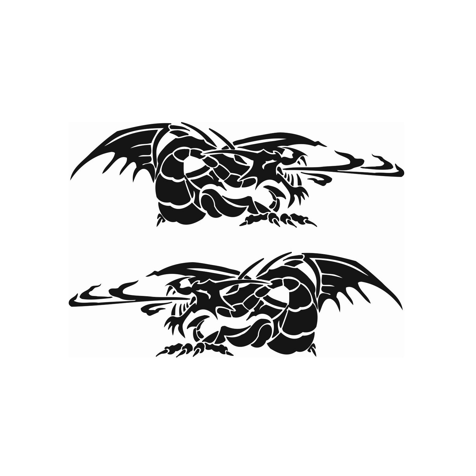 Sticker auto model 45 - set 2 buc