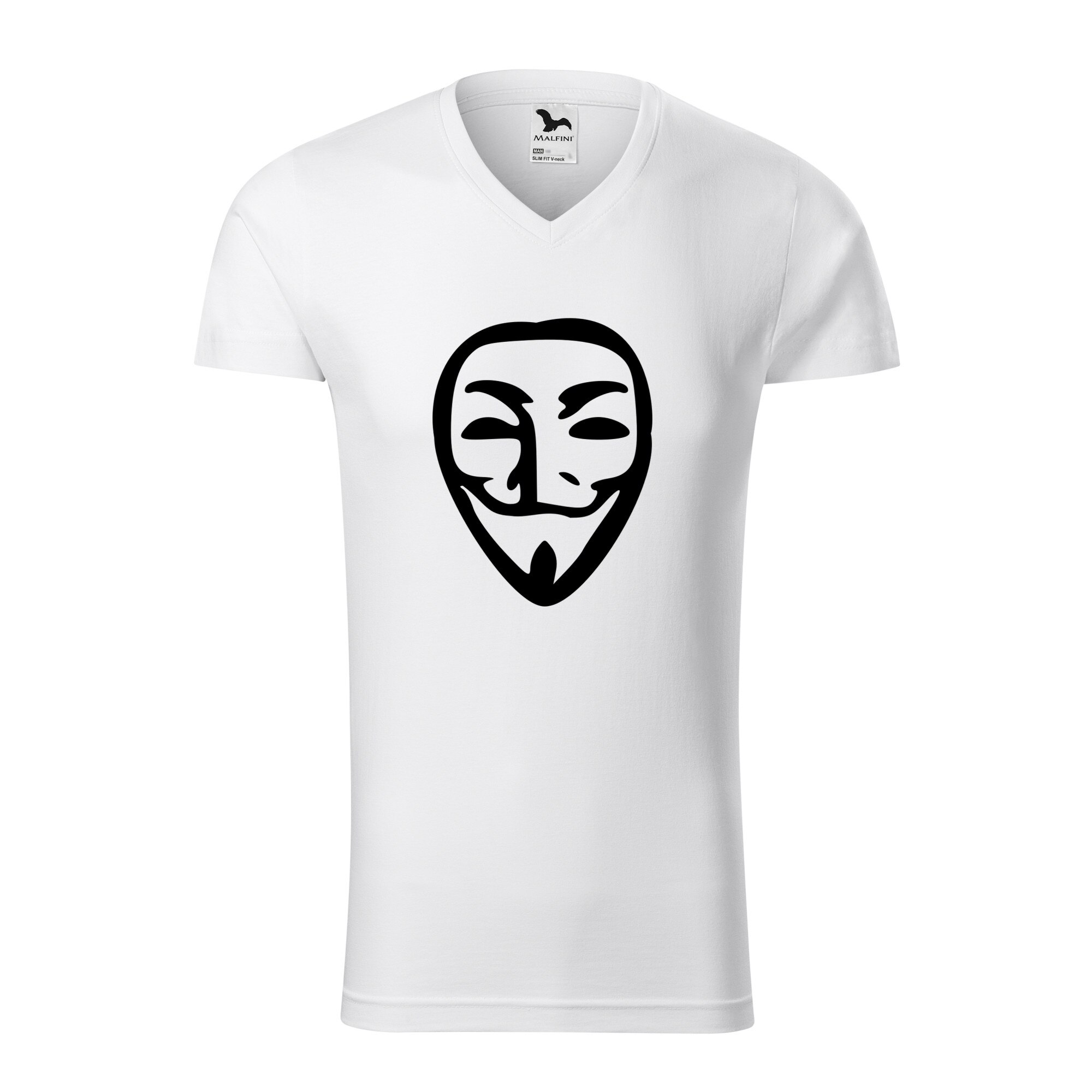 Tricou barbati, Malfini, Anonymous, Alb, L