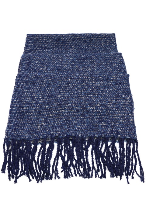 Дамски шал Joolar, ZS-21-5, С ресни, Полиестер, Сив