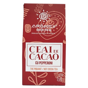 Ceai de cacao cu pepperoni 60g Aromes Noirs Ceai de cacao cu pepperoni 60g Aromes Noirs