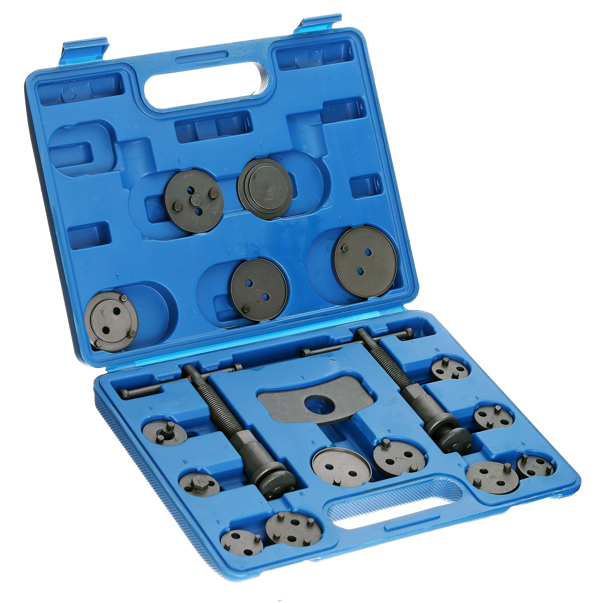 Trusa etriere pentru pistoane frana, presa, 18 piese, Technic B1009B