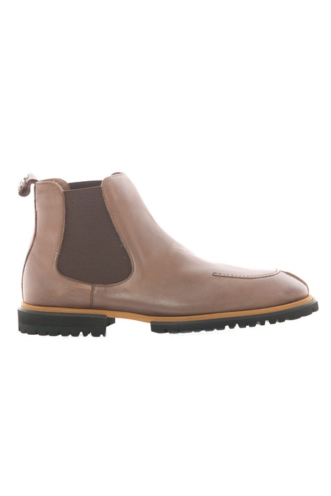 Ghete barbati Faruk Sagin Coffee Clod, piele naturala, maro, Maro