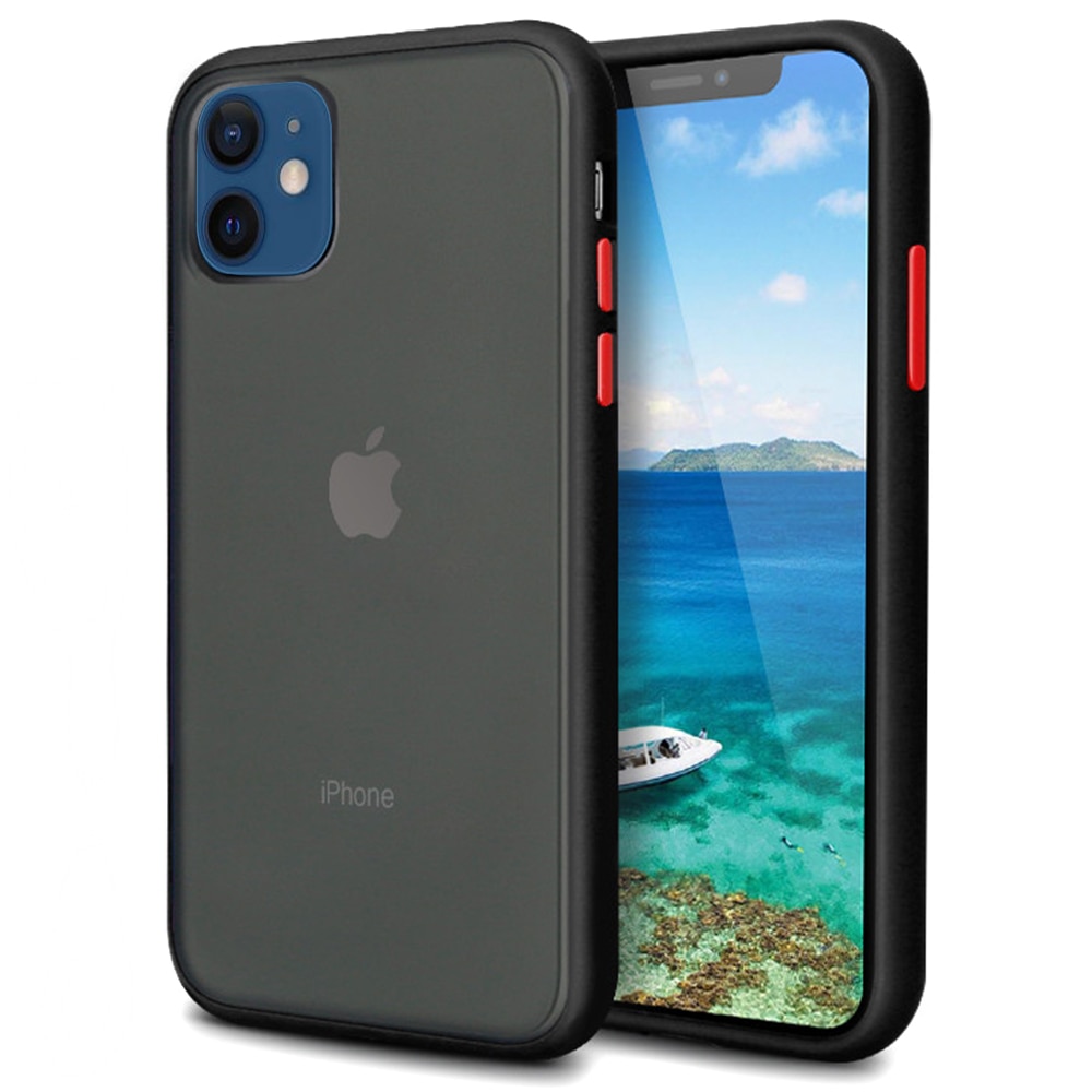 Husa iPhone 12 / 12 Pro, TPU, Chroma, Neagra