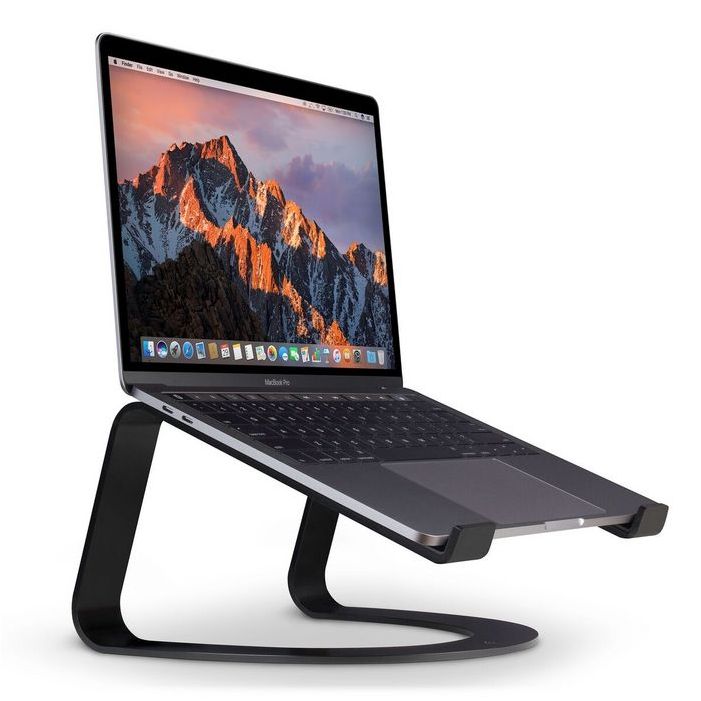 Stand Twelve South Curv SE pentru MacBook, Negru mat