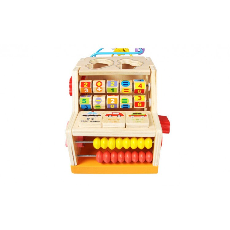 Centru educativ Montessori 5 in 1 Funny Bus