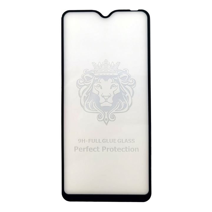 Üvegvédő fólia Oppo A12, 3D fekete, TELJES KÉPERNYŐ, Edzett üveg, Anti-Shock, Viceversa