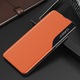 Калъф за Huawei P40 Lite Smart View Case, с функция за стойка, флип / карта, оранжев