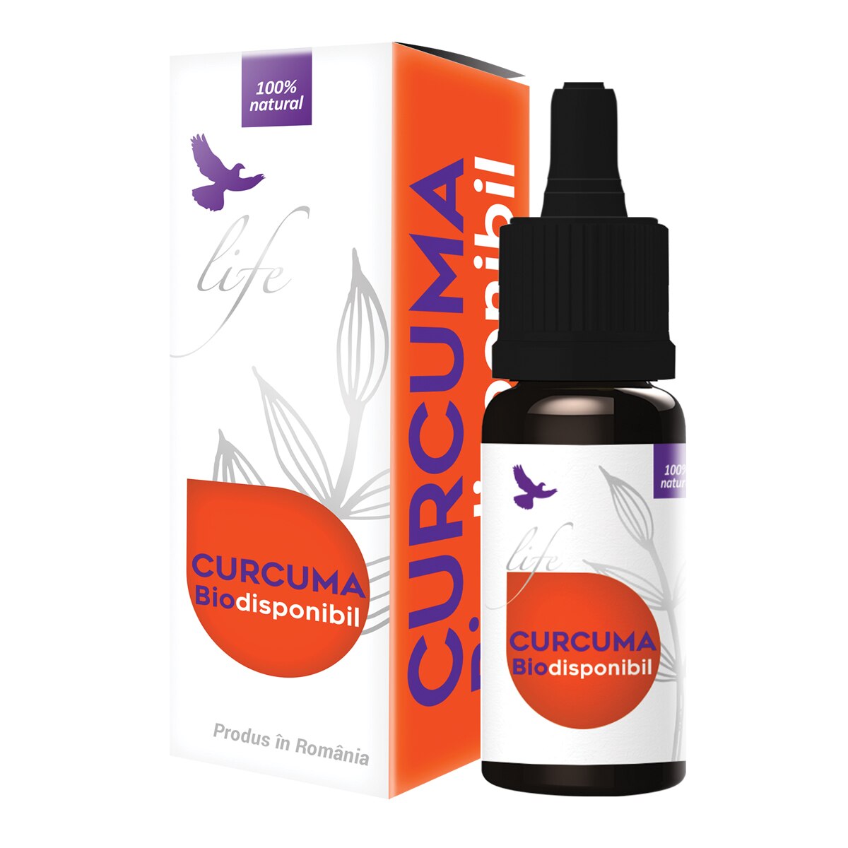 Ulei de curcuma biodisponibil 10ml