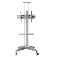 stand mobil pentru televizor monitor videoproiector 32quot-65quot gri 50 kg greutate maxima suportata denisnetwork imagen 24_0_
0