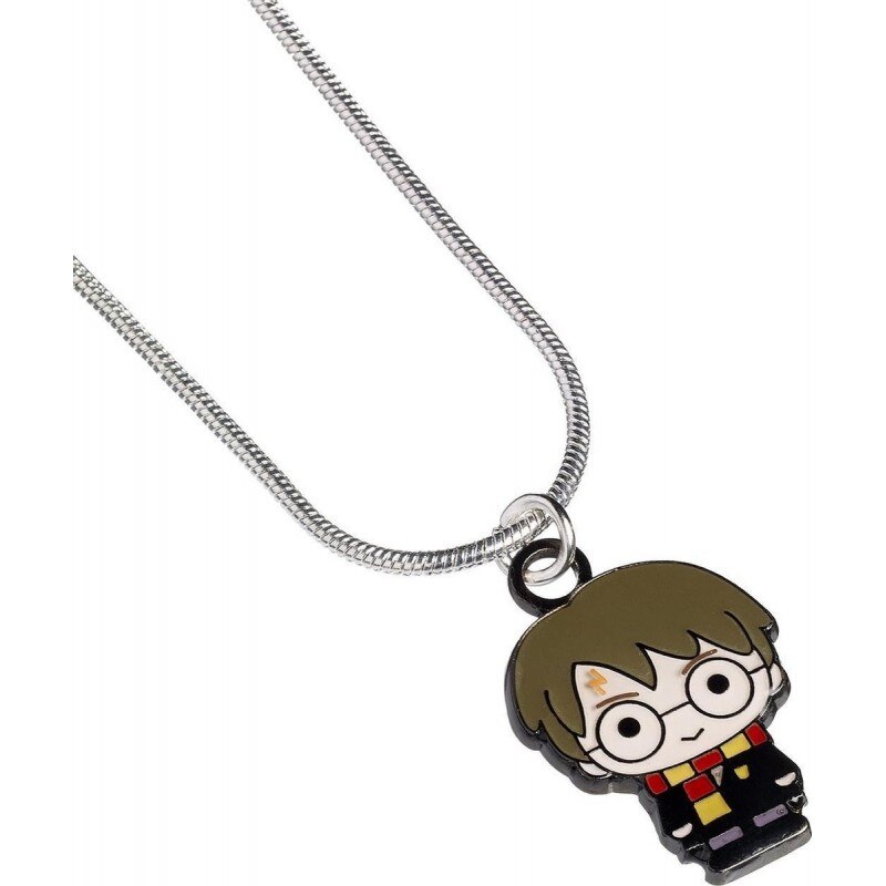 Lantisor Cu Pandantiv Harry Potter , Placat Cu Argint, Argintiu