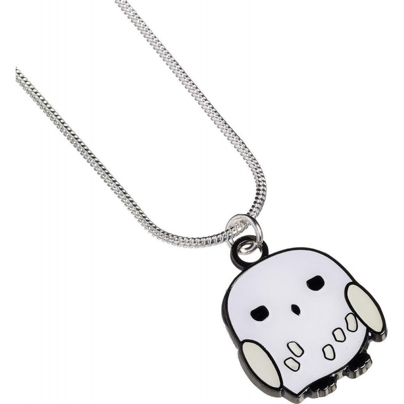 Lantisor Cu Pandantiv Harry Potter - Hedwig , Placat Cu Argint, Argintiu