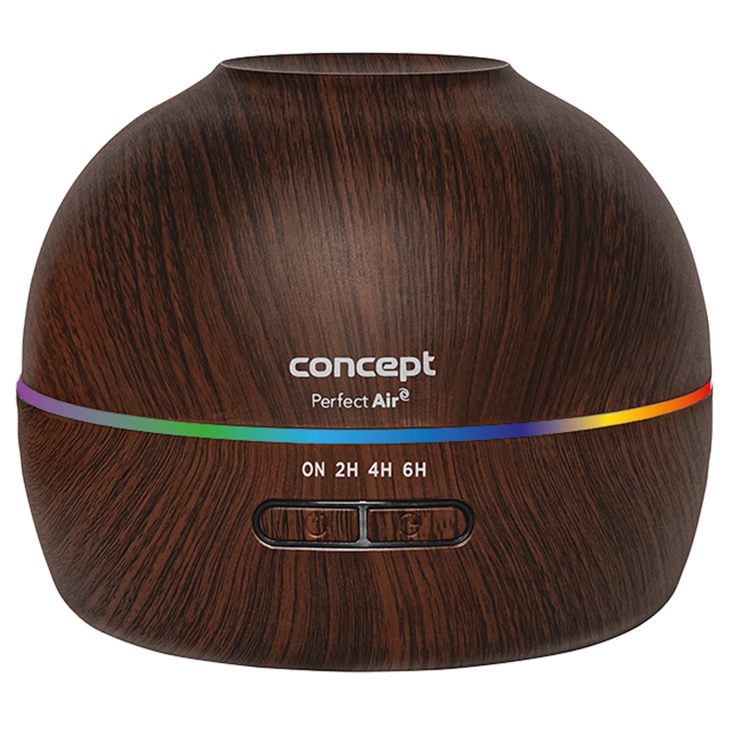 Umidificator Perfect Air Wood ZV1006 cu difuzor de parfum pentru incaperi de pana la 20 m2, 2 moduri de lucru, temporizator, 300 ml