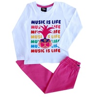 pijama trolls music is life maneca lunga 3 ani98 cm alb trolls world tour troli imagen 27_0_
0