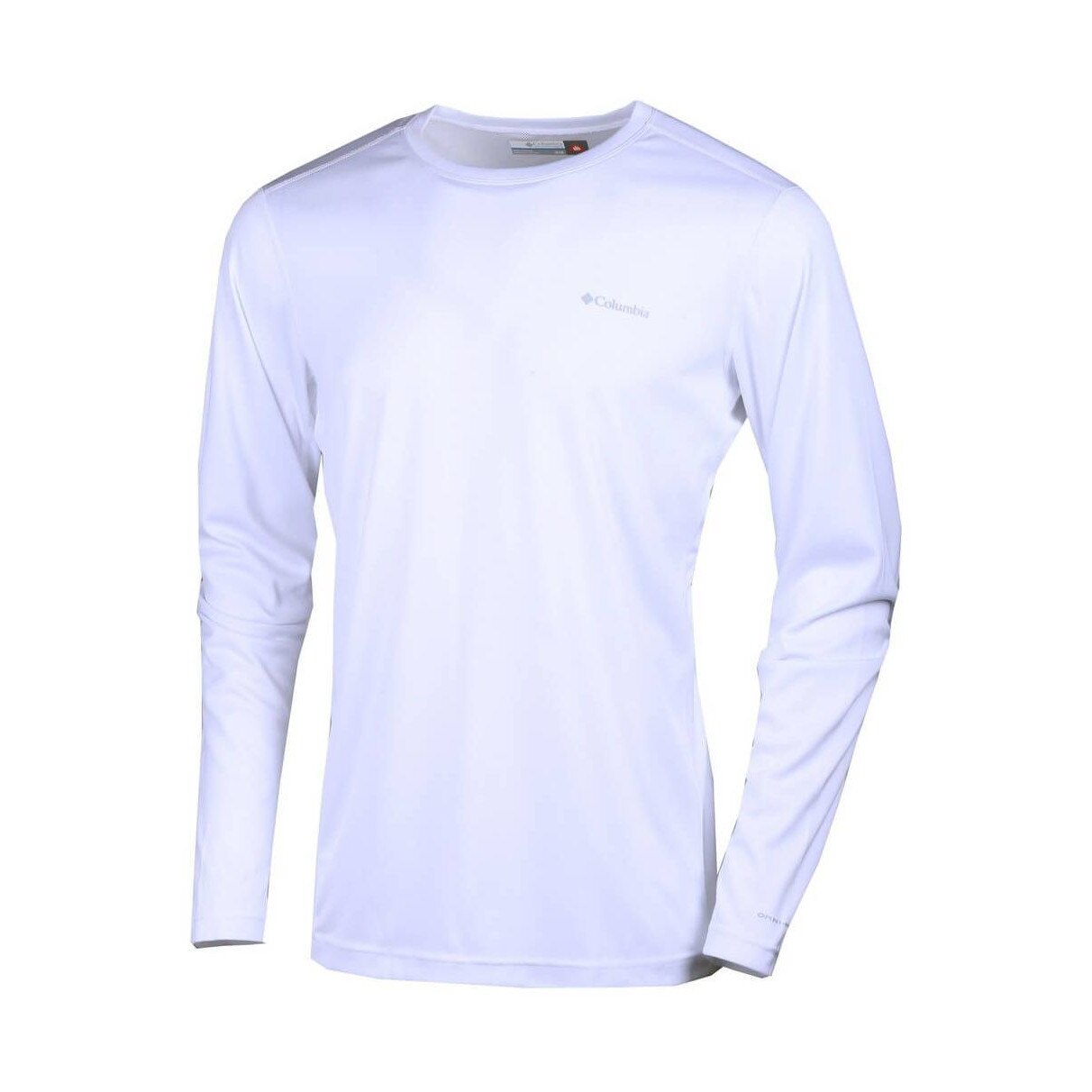Bluze sport barbati, Columbia Midweight II Long Sleeve Top, Alb, XL