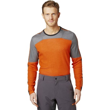Bluza sport barbati, Helly Hansen Hh Lifa Merino Crew, Portocaliu, XXL Bluza sport barbati, Helly Hansen Hh Lifa Merino Crew, Portocaliu, XXL
