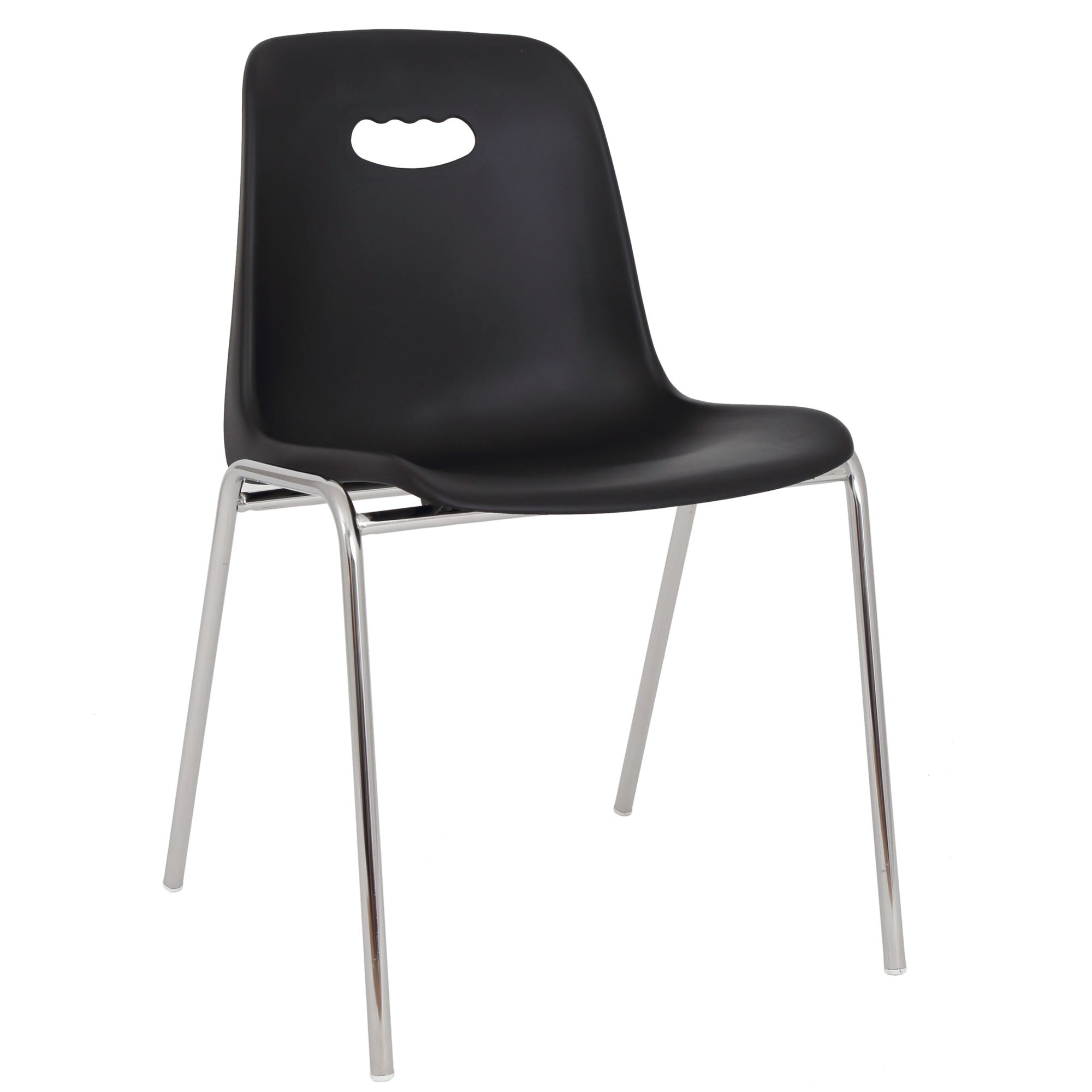 Scaun Venezia Negru, cadru metalic