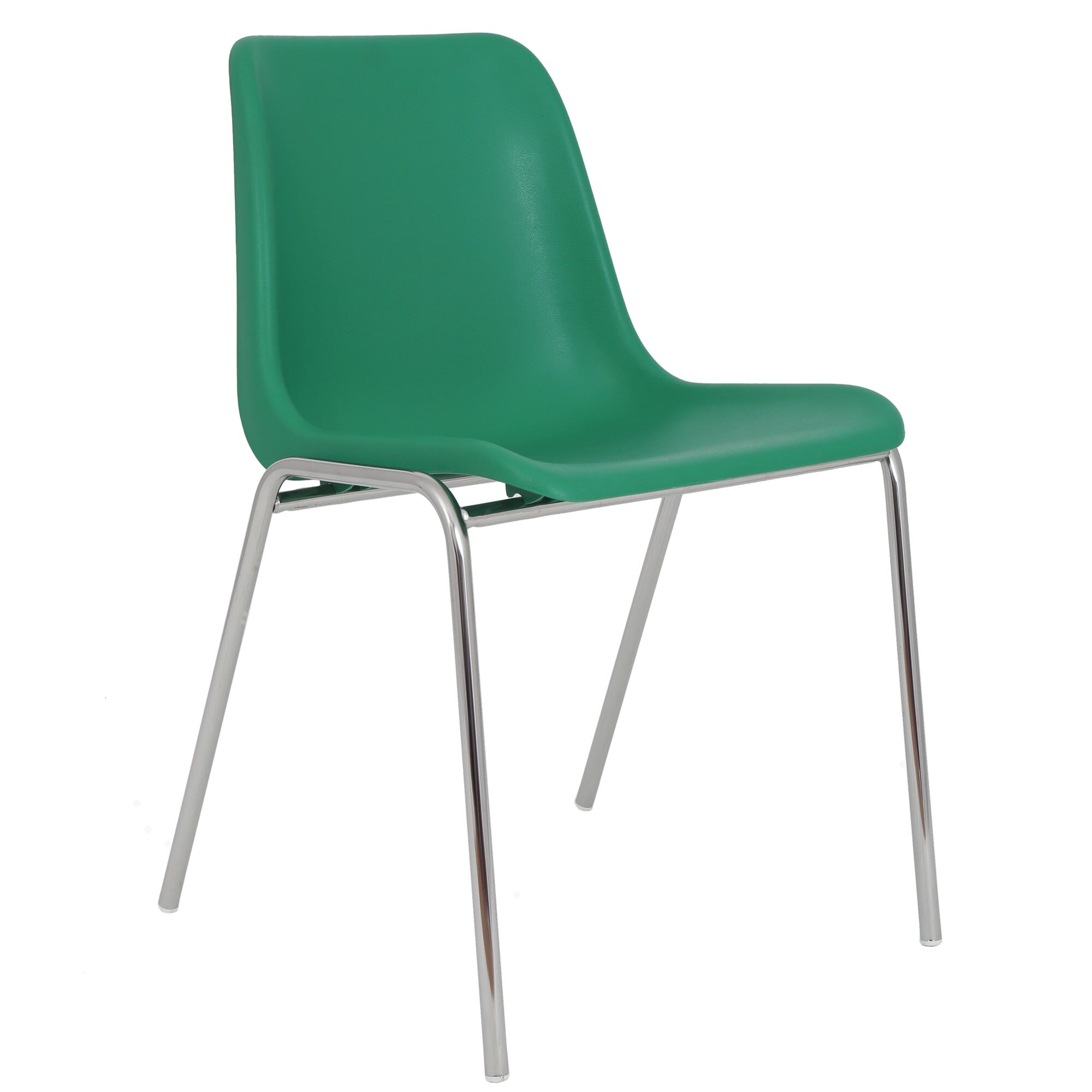 Scaun Vicenza Verde, cadru metalic