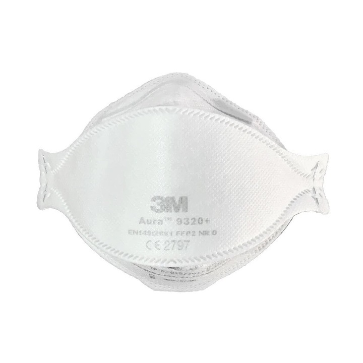 3M Aura 9320+ респираторна маска за частици, FFP2 NR D (без клапан)