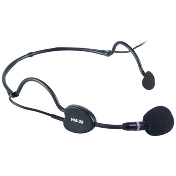 Microfon headset condenser cardioid pentru sisteme wireless, HCM38, Proel Microfon headset condenser cardioid pentru sisteme wireless, HCM38, Proel