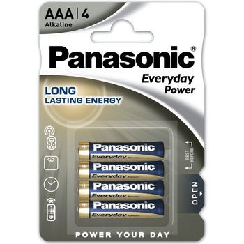Baterii Panasonic Everyday Power AAA, 4 buc Baterii Panasonic Everyday Power AAA, 4 buc