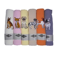set 6 prosoape de bucatarie 40x60 cm bumbac 100 model animale imagen 18_0_
0