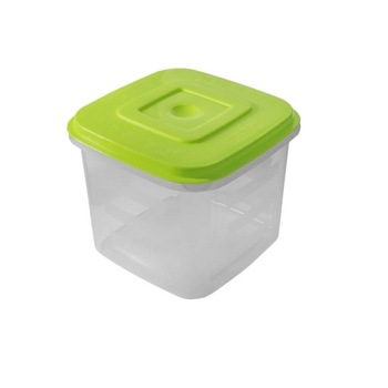 Cutie Alimente Mini Bella III, 750 ml, 7.5x7.5x7.5 cm, Capac Verde Cutie Alimente Mini Bella III, 750 ml, 7.5x7.5x7.5 cm, Capac Verde