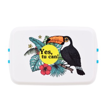 Cutie pranz Biodora, Tucan, bioplastic, 12x18x5 cm Cutie pranz Biodora, Tucan, bioplastic, 12x18x5 cm