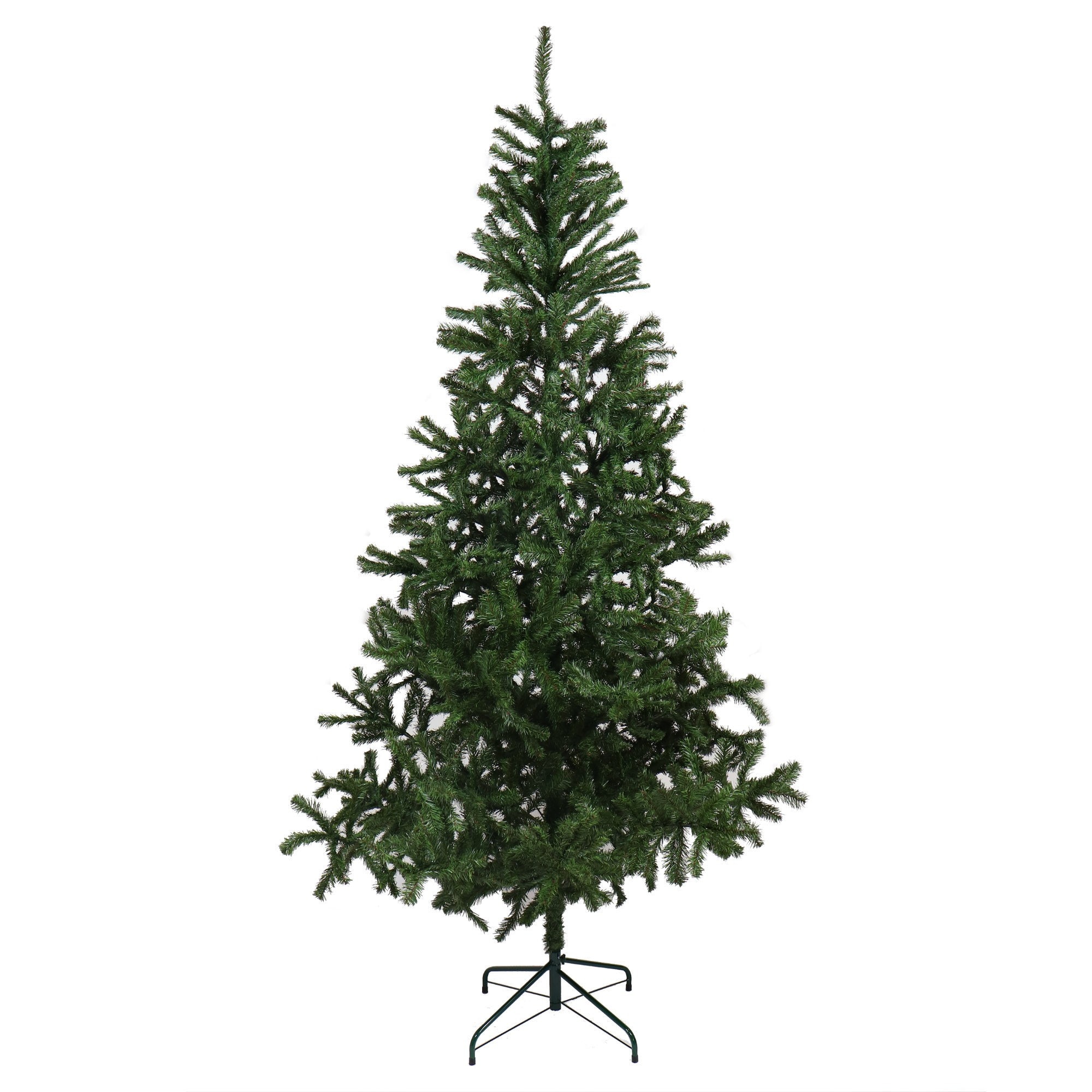 Brad artificial de Craciun, model canadian, 1097 de varfuri verzi, 240 cm