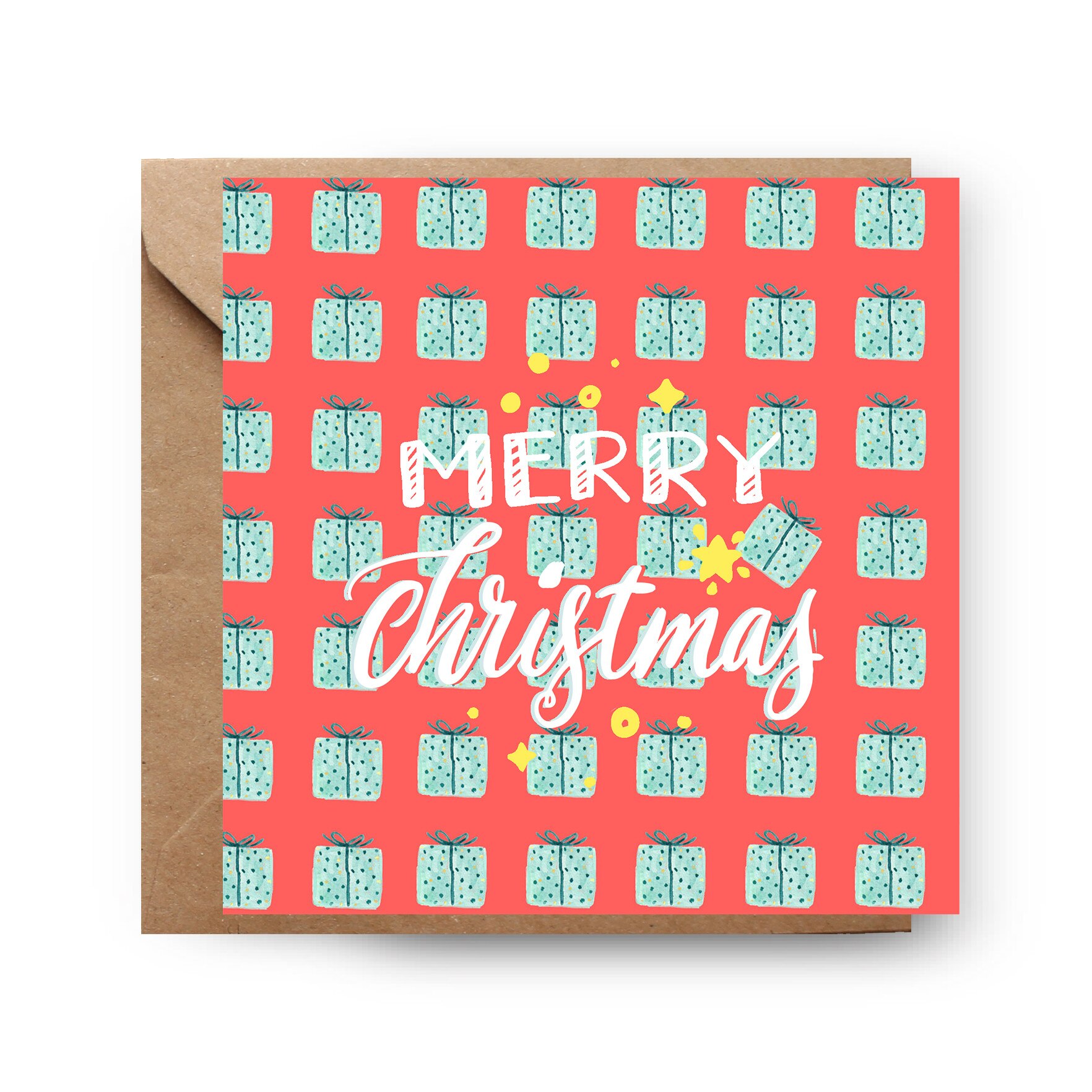 Felicitare de Craciun, Genette's ideas, Cadou, 130x130mm