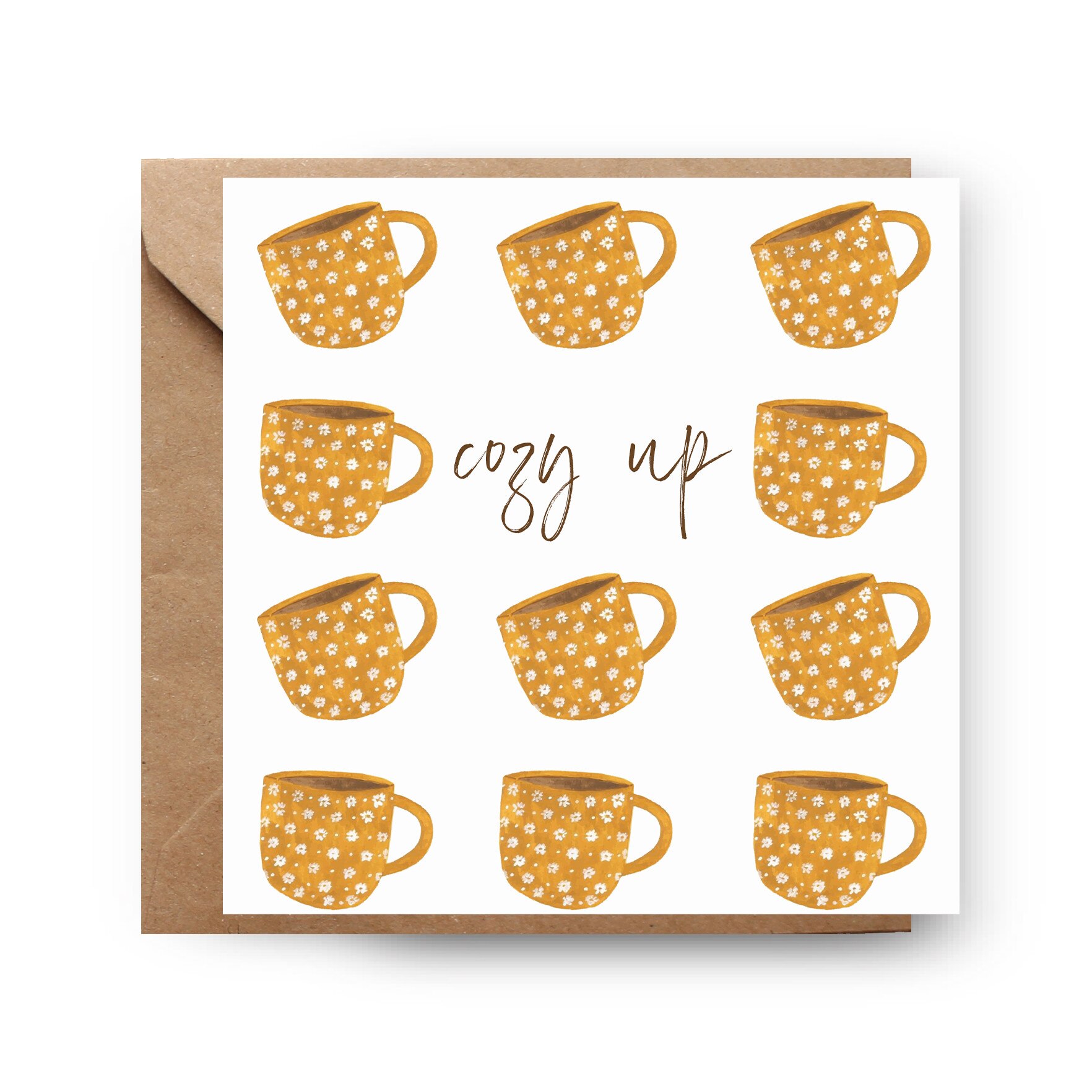 Felicitare de Craciun, Genette's ideas, Cozy Up, 130x130mm