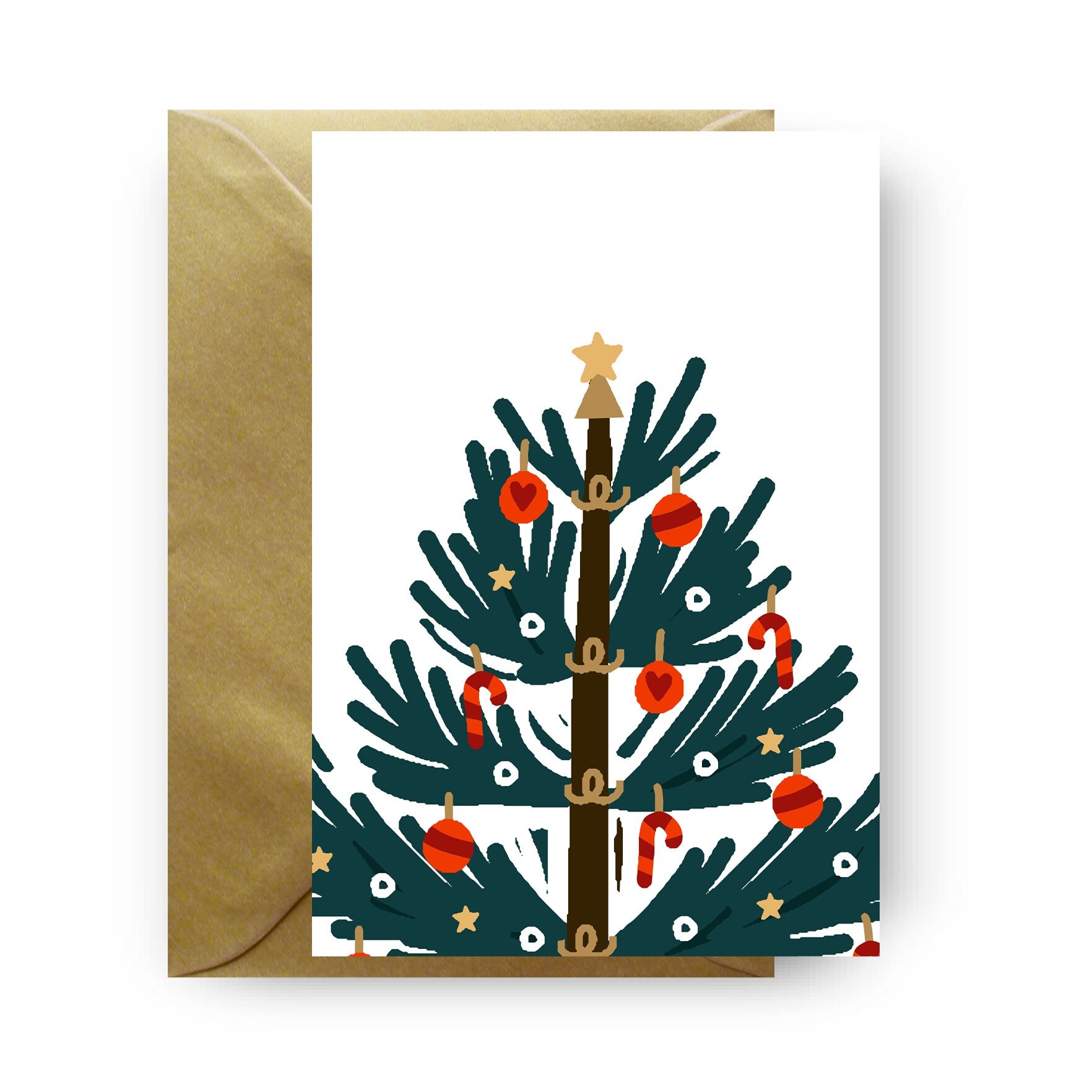 Felicitare de Craciun, Genette's ideas, Brad Set3, 162x114mm