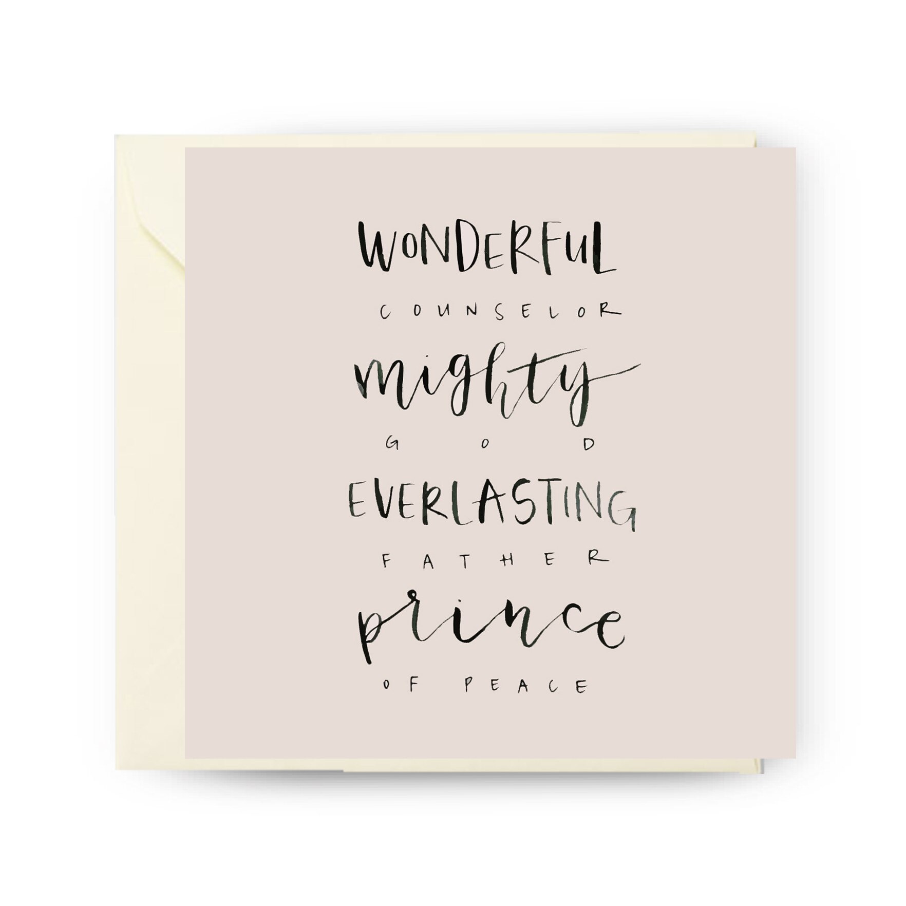 Felicitare de Craciun, Genette's ideas, Wonderful, 130x130mm