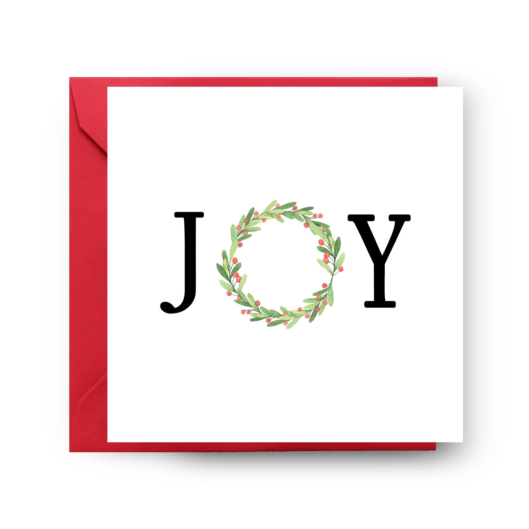 Felicitare de Craciun, Genette's ideas, Joy, 130x130mm