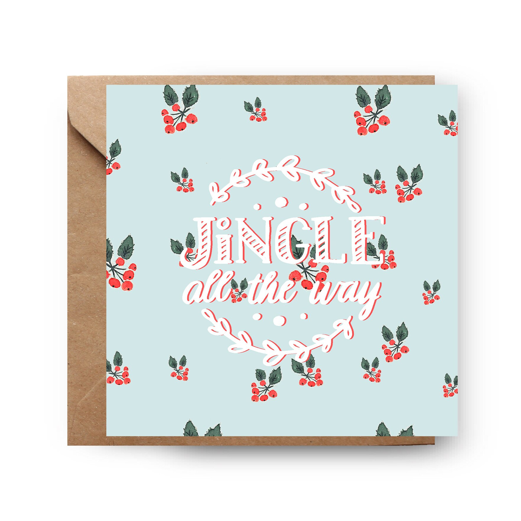 Felicitare de Craciun, Genette's ideas, Jingle, 130x130mm