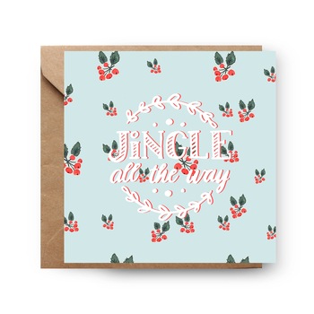 Felicitare de Craciun, Genette's ideas, Jingle, 130x130mm Felicitare de Craciun, Genette's ideas, Jingle, 130x130mm