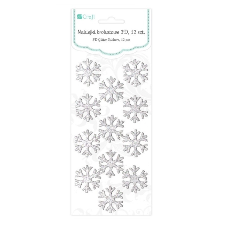 Set 12 stickere autocolante , Dp Craft , fulgi