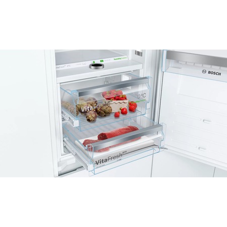 Combina frigorifica incorporabila Bosch KIF86PFE0 , 223 l, Clasa E, NoFrost, FreshSense, H 177 cm