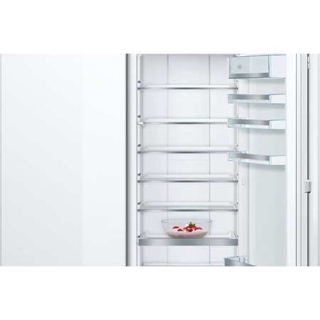 Frigider incorporabil cu 1 usa Bosch KIF81PFE0, 289 l, Clasa E, FreshSense, Raft ajustabil, SuperCooling, VitaFresh, H 177 cm, Argintiu