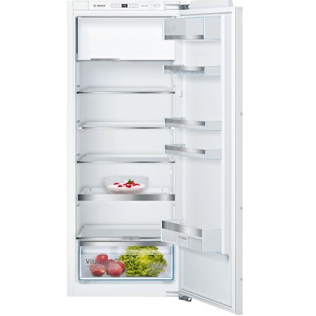 Frigider incorporabil cu 1 usa Bosch KIL52ADE0, 228 l, Clasa A+++, FreshSense, Raft ajustabil, SuperCooling, VitaFresh, H 140 cm, Argintiu