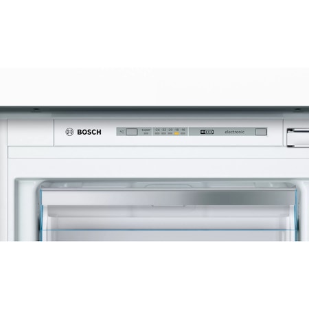 Congelator incorporabil Bosch GIV11AFE0, 72 l, LowFrost, 3 sertare, Clasa A++, H 71.2 cm, Argintiu